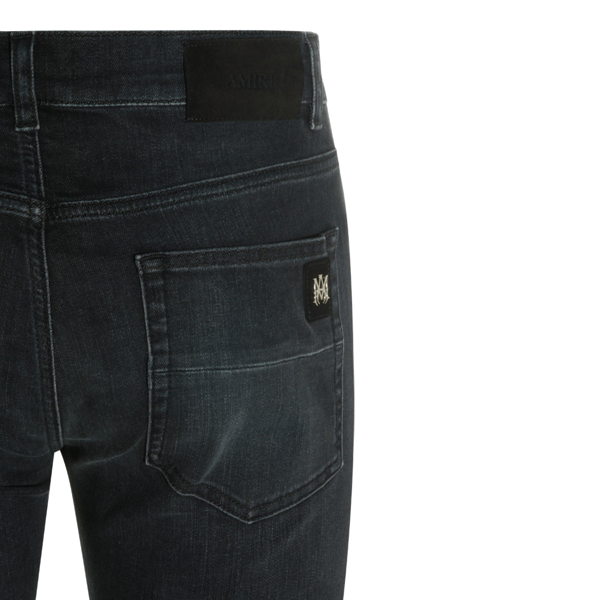 DARK GREY COTTON JEANS