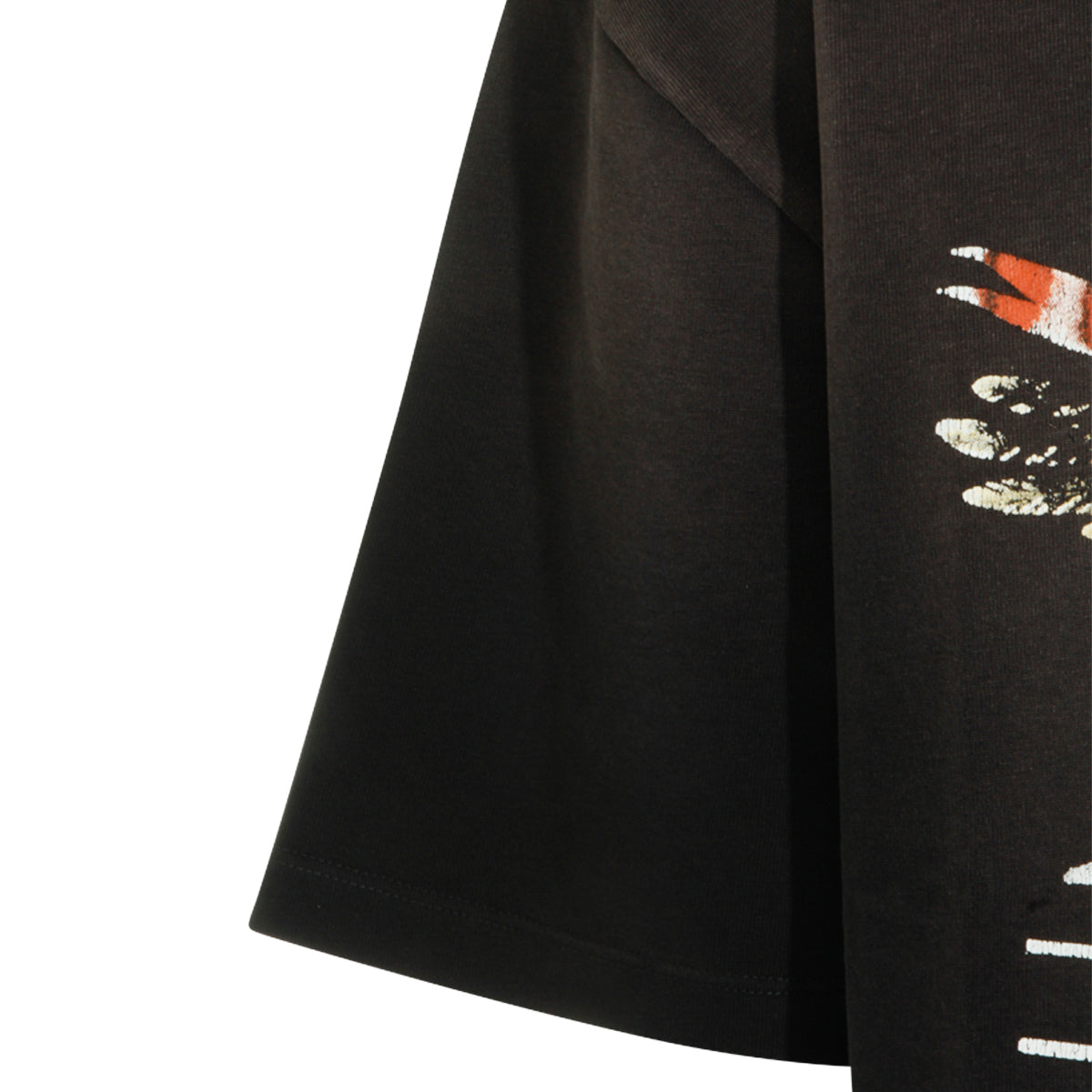 BLACK COTTON EAGLE T-SHIRT