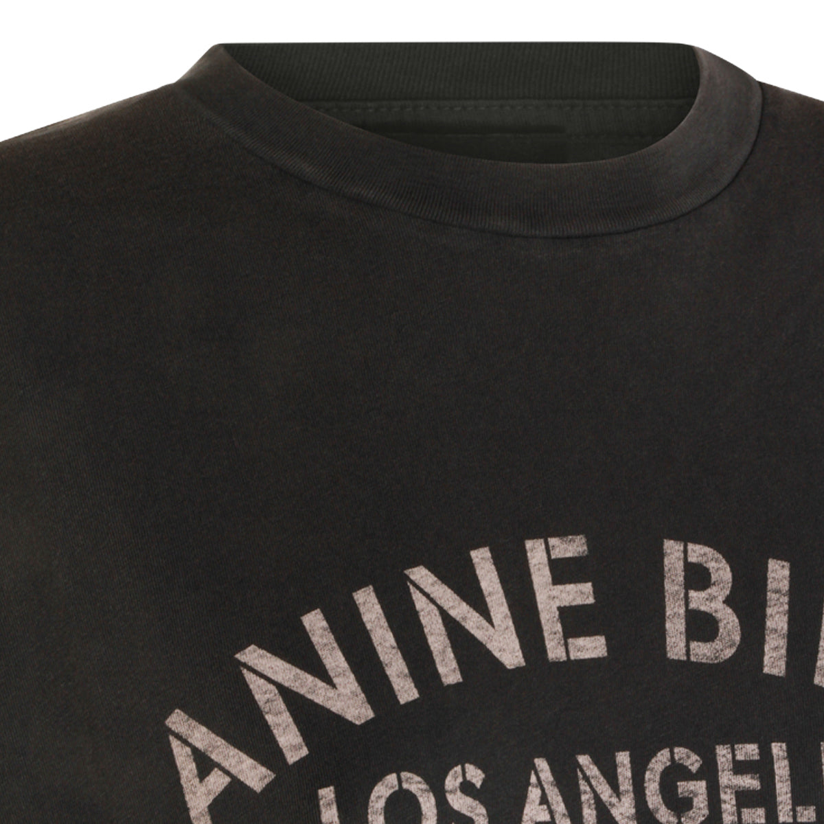 BLACK COTTON WAGNER T-SHIRT