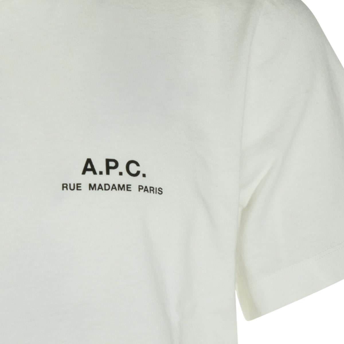 WHITE COTTON T-SHIRT