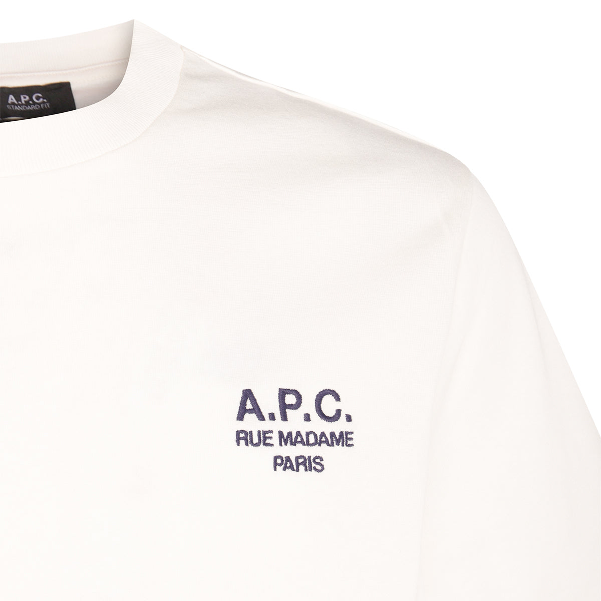 WHITE COTTON T-SHIRT