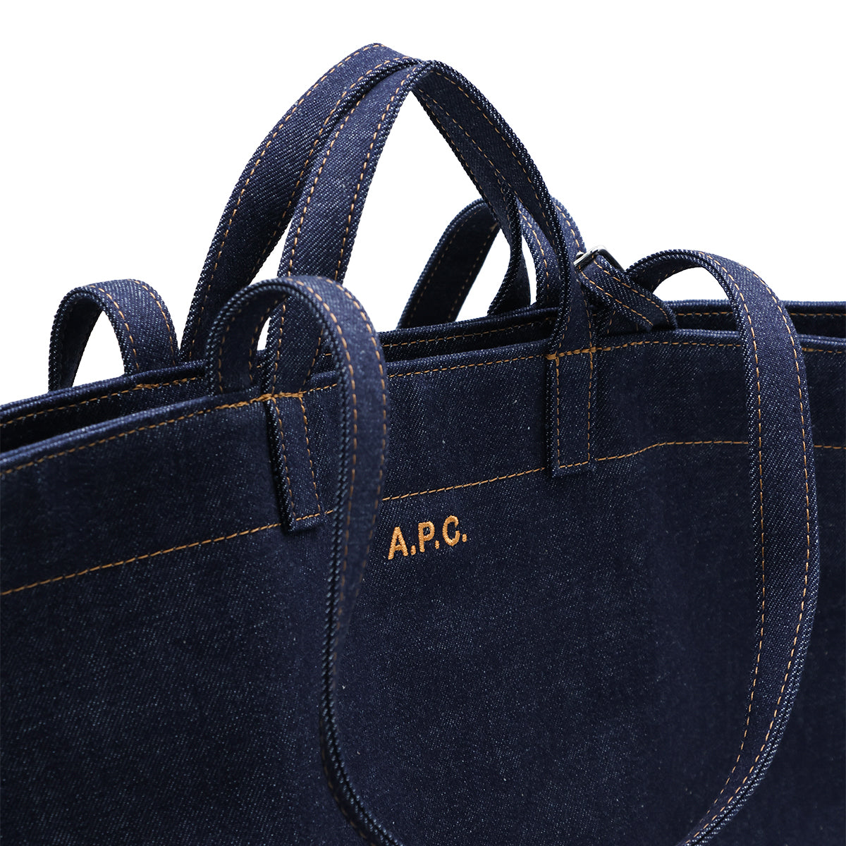 INDIGO LE DRUMMER TOILE TOP HANDLE BAG