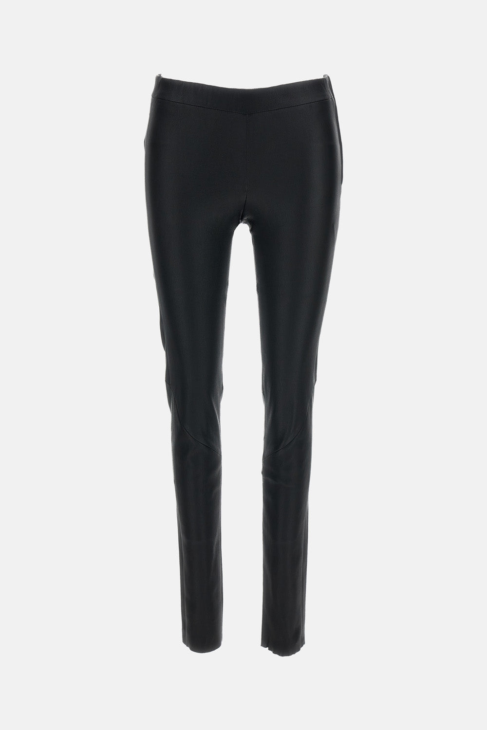 STRETCH LEATHER LEGGINS TROUSERS