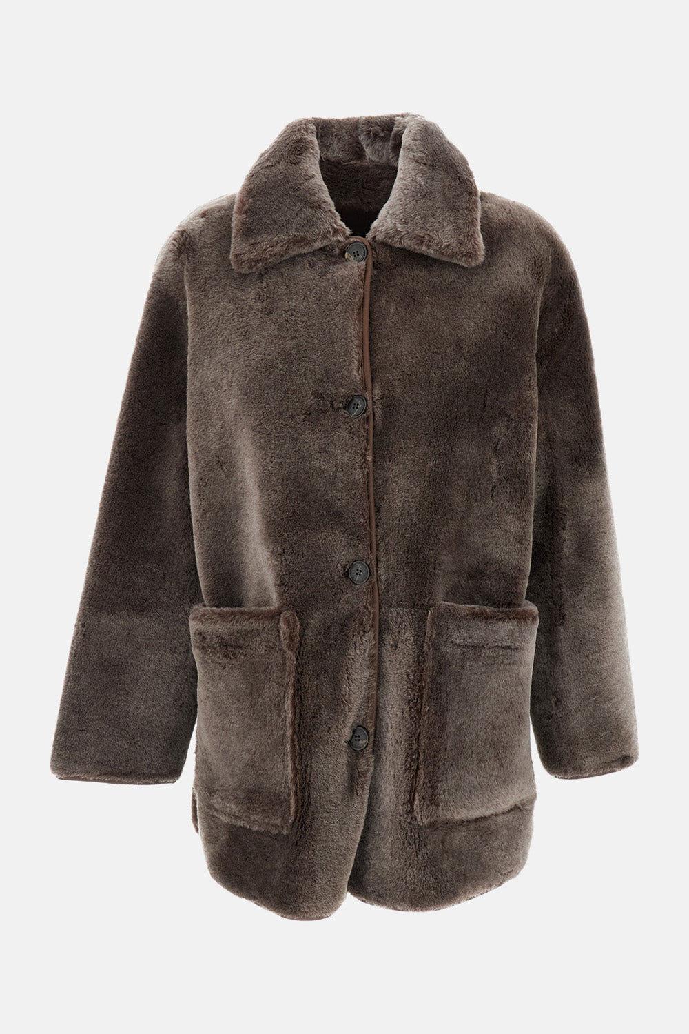 NICOLA REVERSIBLE NAPPA SHEARLING JACKET