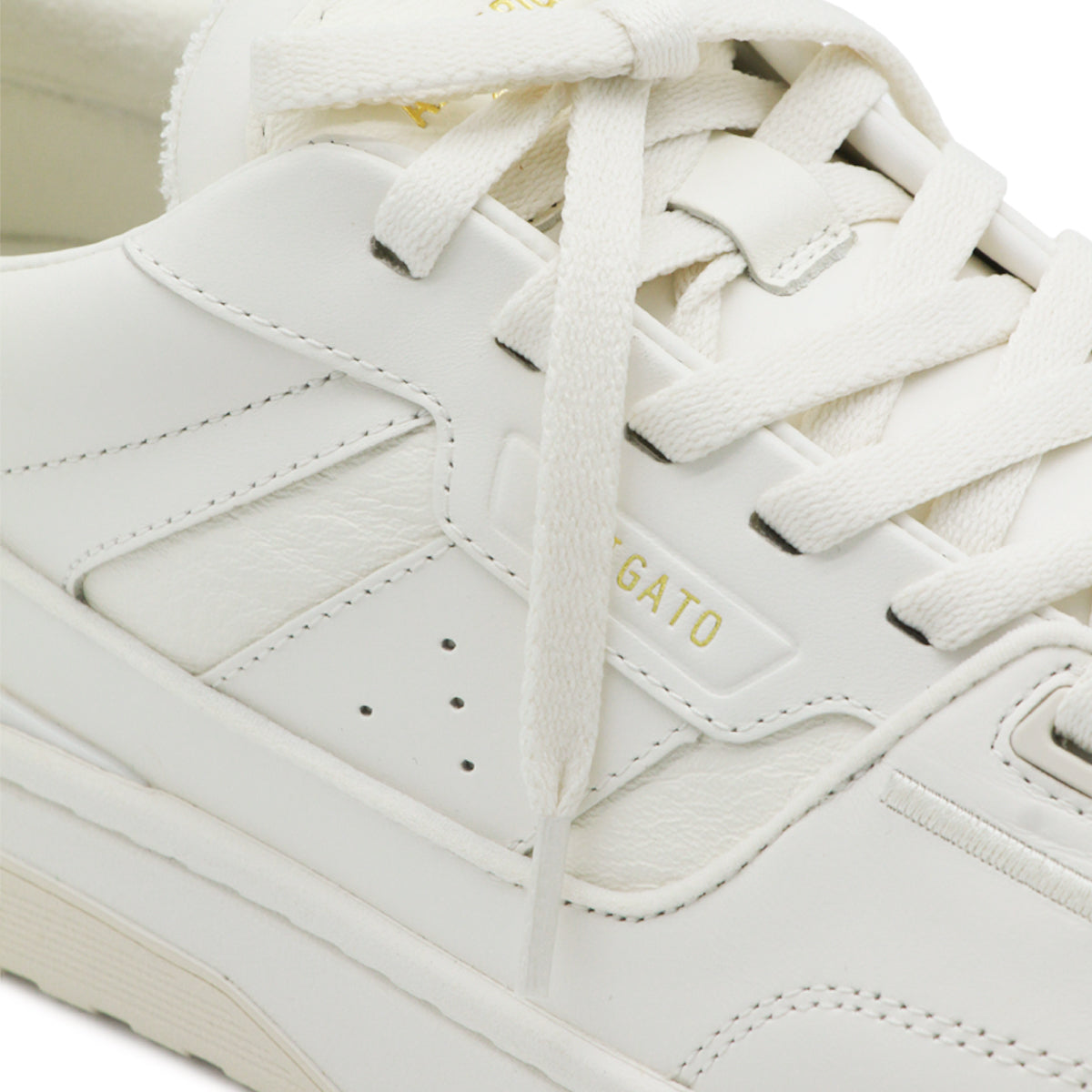 OFF-WHITE LEATHER CLAY SNEAKERS
