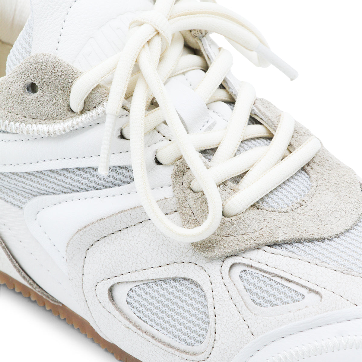 OFF WHITE MESH DICE LO SNEAKERS