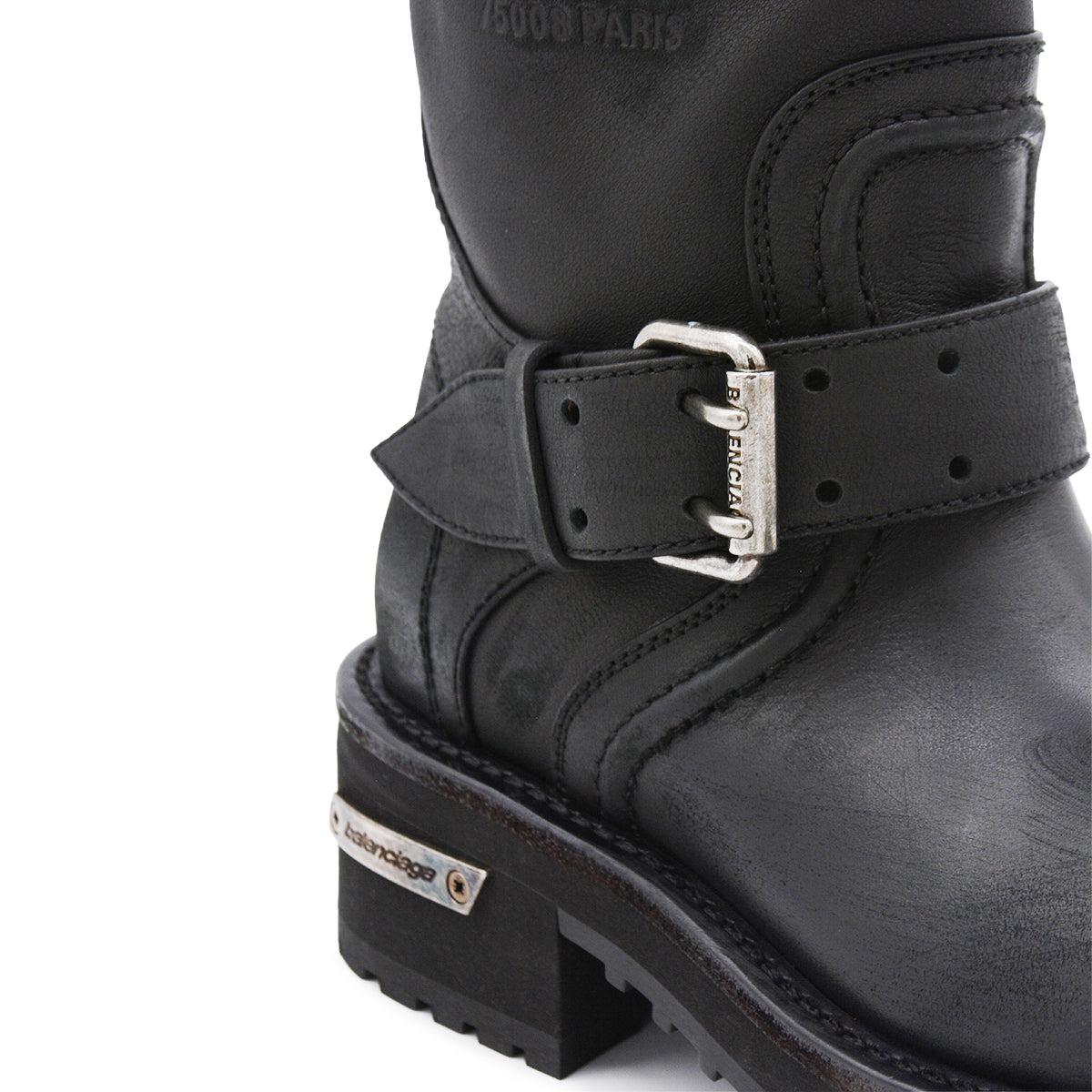 BLACK LEATHER BOOTS