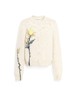 THISTLE MOTIF CASHMERE CARDIGAN