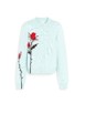 THISTLE MOTIF CASHMERE CARDIGAN