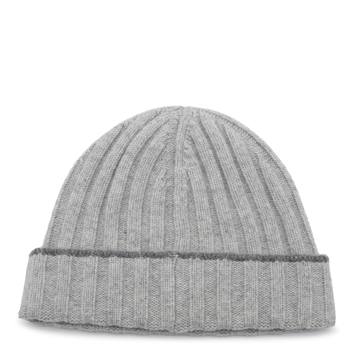 LIGHT GREY WOOL BEANIE