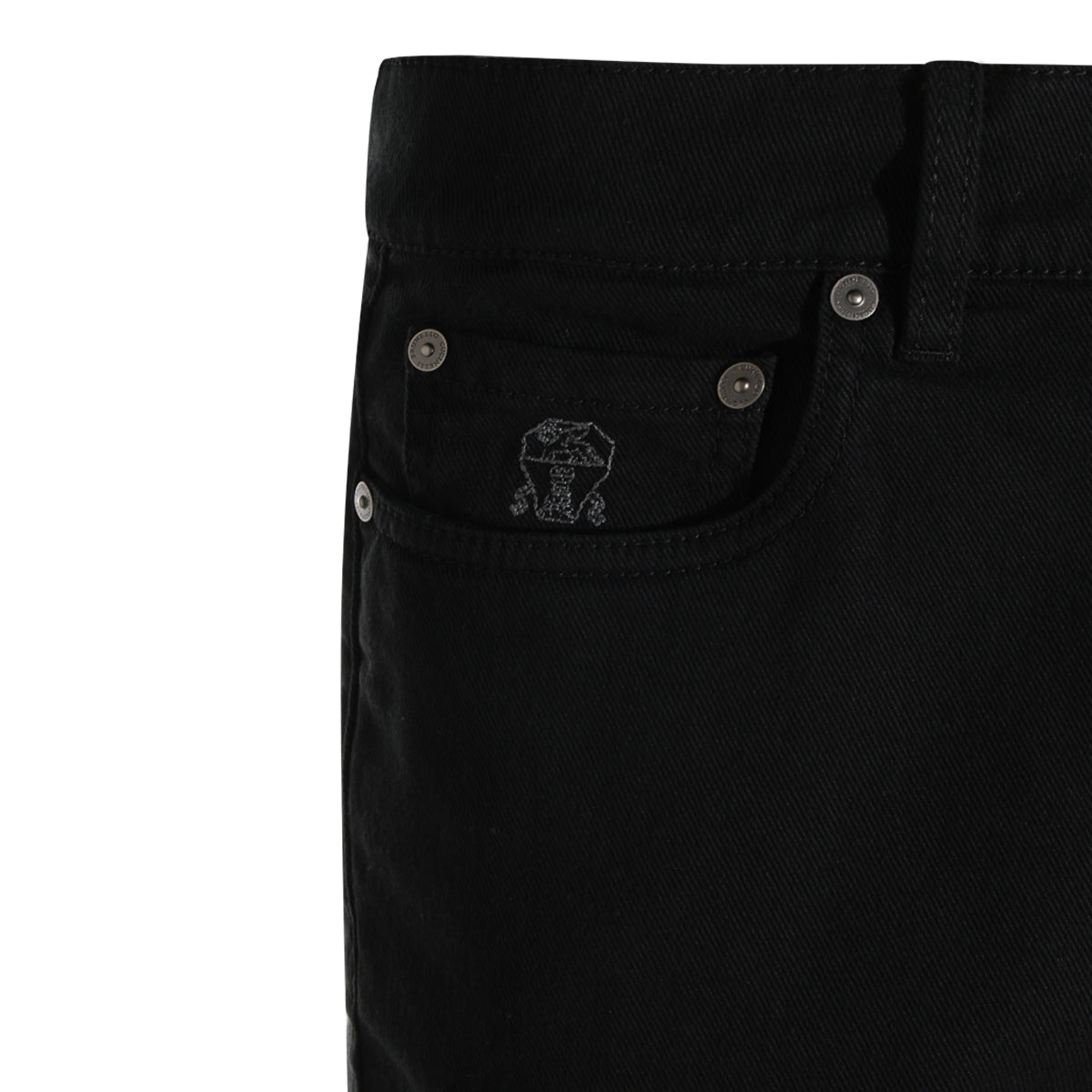 BLACK COTTON JEANS