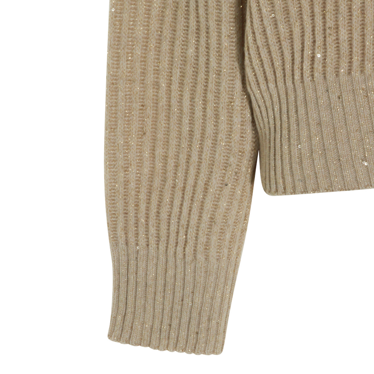 BEIGE WOOL KNITWEAR