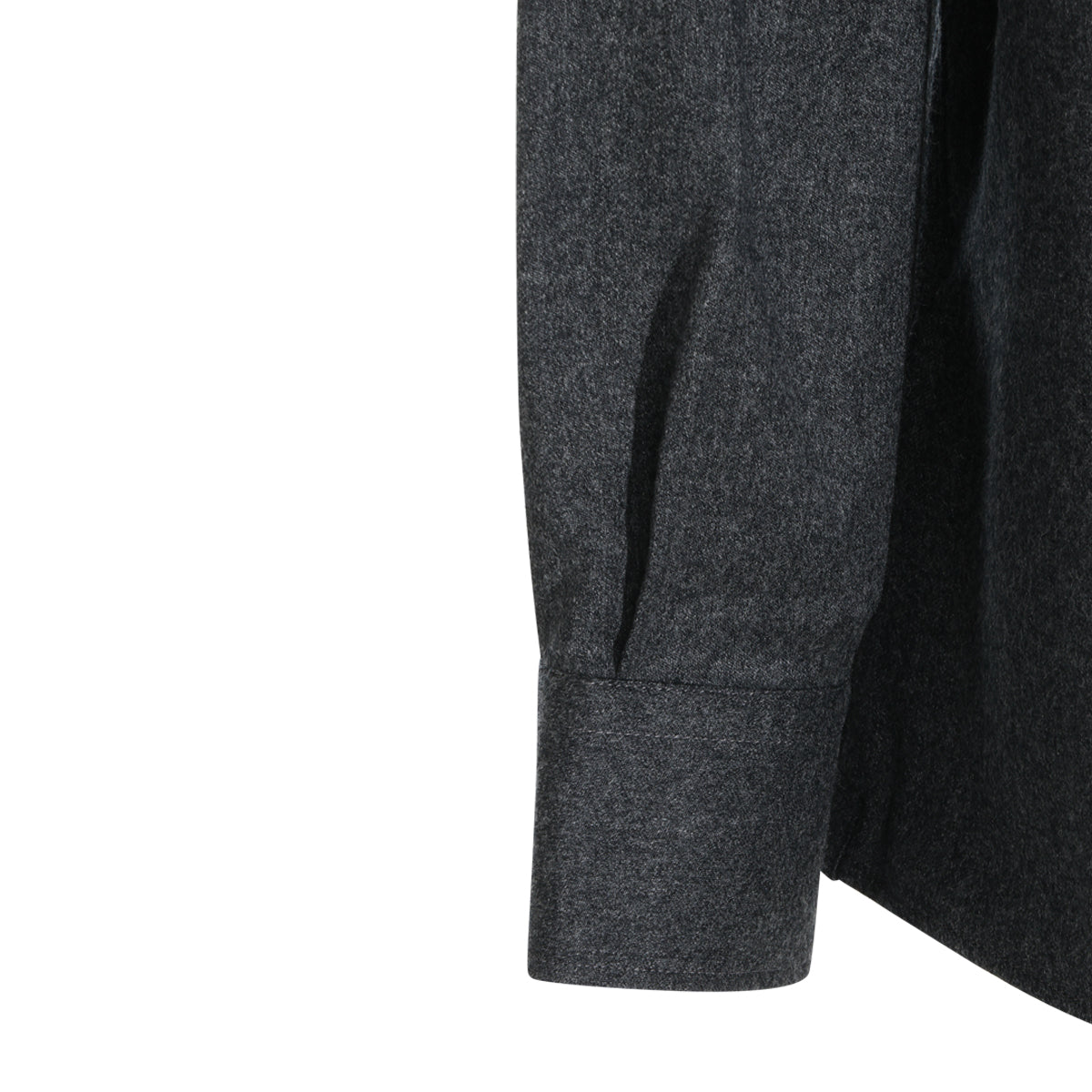 DARK GREY VIRGIN WOOL SHIRT