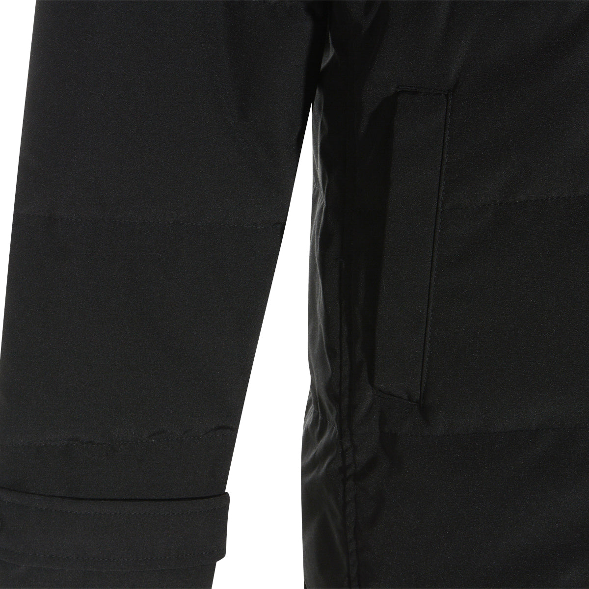BLACK PARKA DOWN JACKET