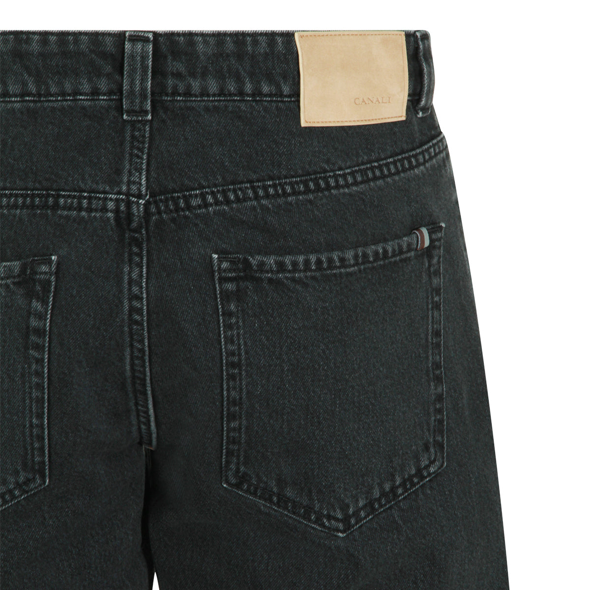 ANTHRACITE COTTON JEANS