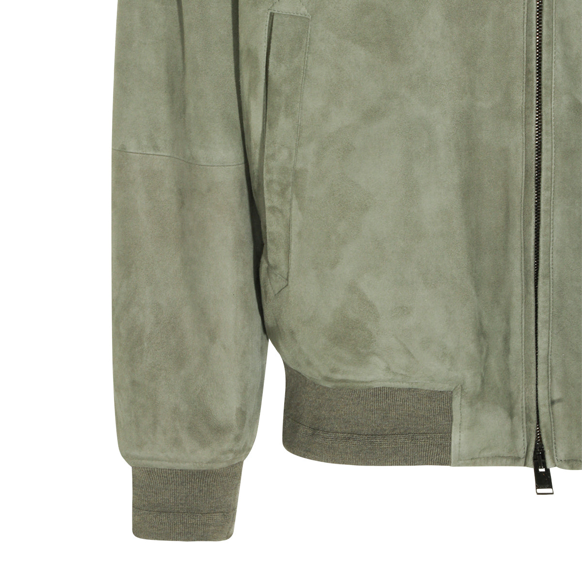 OLIVE LEATHER JACKET