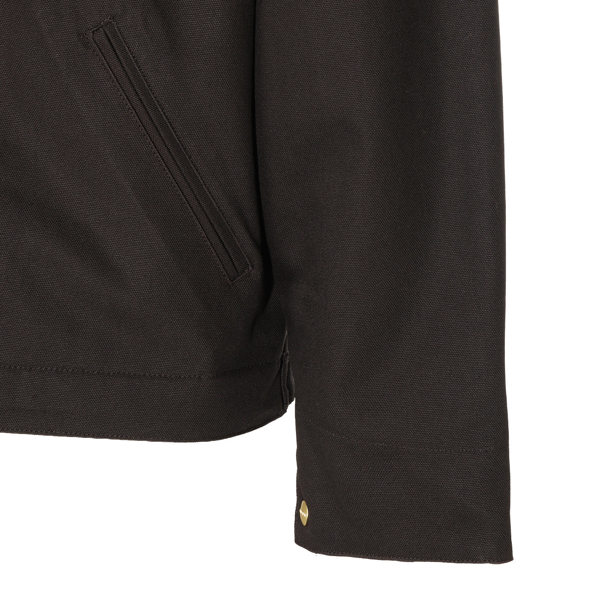 DARK BROWN COTTON DETROIT CASUAL JACKET