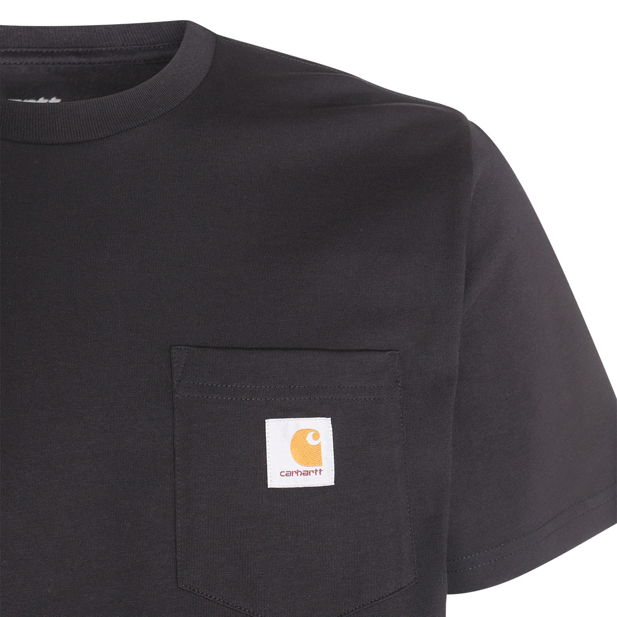 BLACK COTTON T-SHIRT