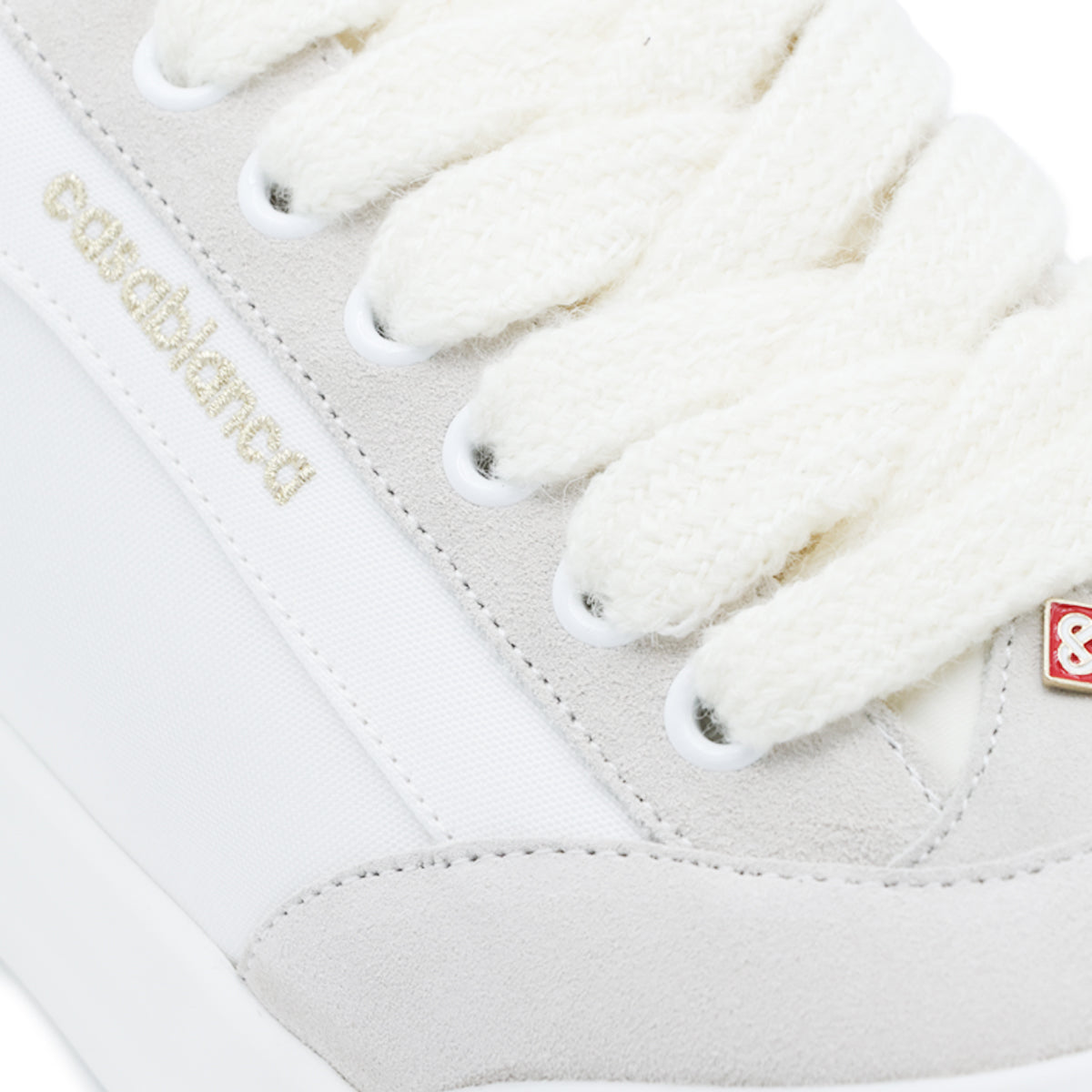 WHITE AND CREAM MENS DEL MAR SNEAKERS