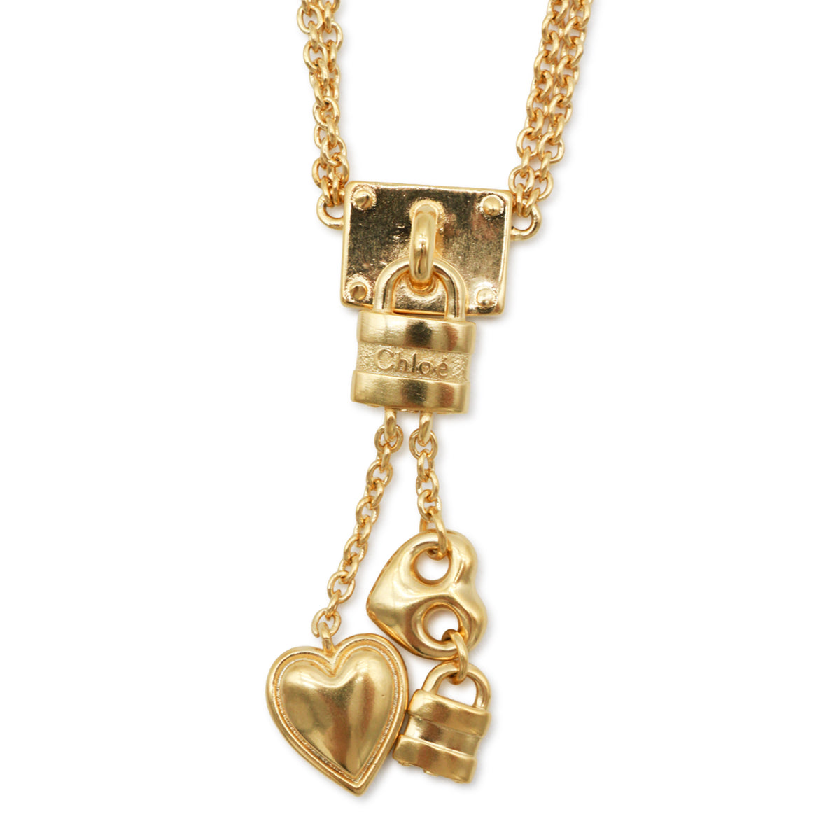 GOLD BRASS NECKLACE