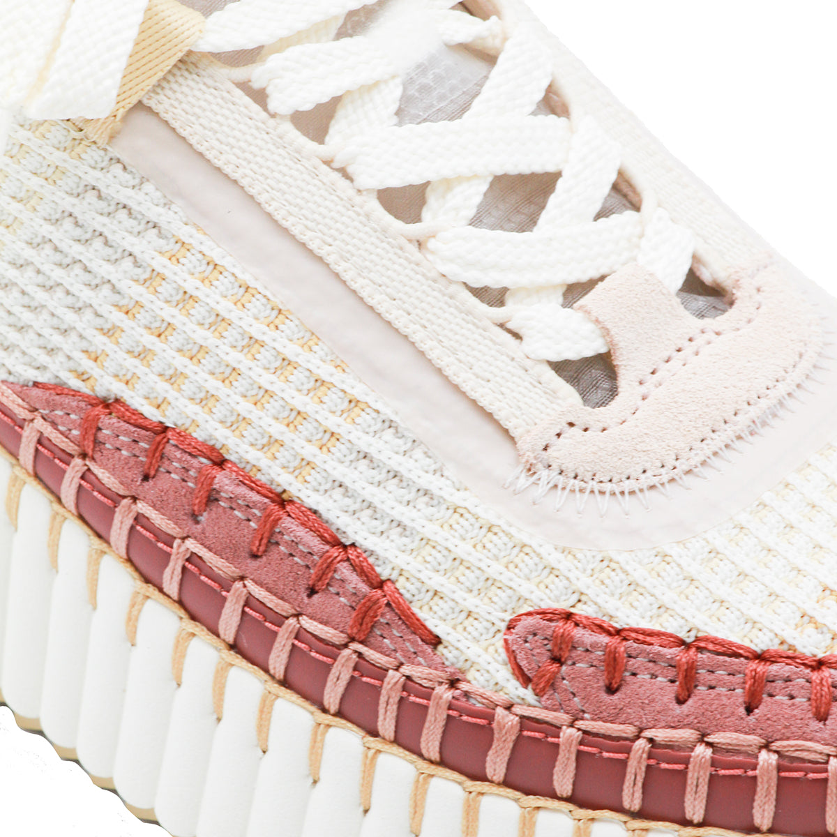PINK AND BEIGE NAMA SNEAKERS