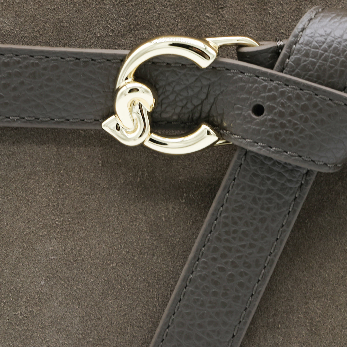 MUD SUEDE SABINE TOP HANDLE BAG