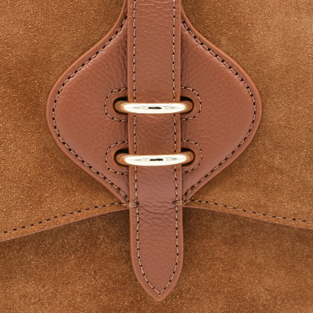 COGNAC SUEDE MAVERY MEDIUM CROSSBODY BAG