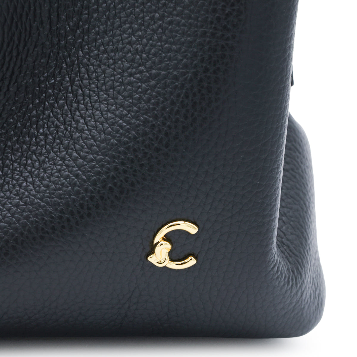 BLACK LEATHER NELL SHOULDER BAG