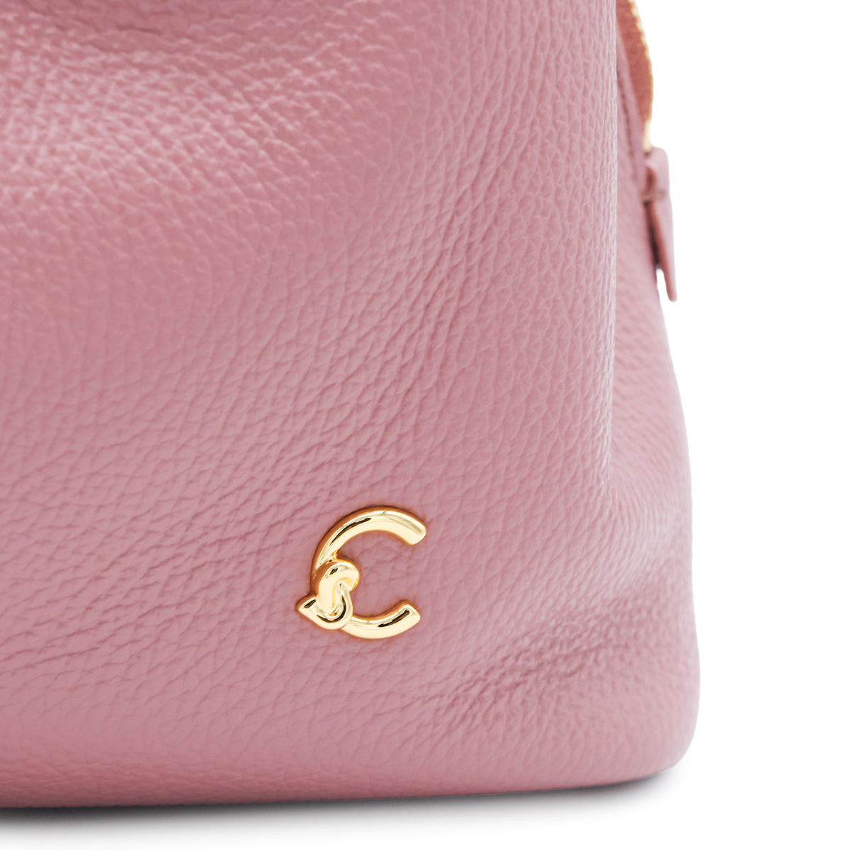 WINTER ROSE LEATHER NELL TOP HANDLE BAG