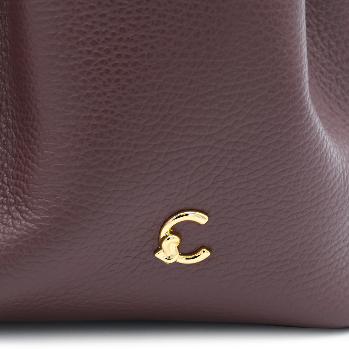 BERRY LEATHER NELL TOP HANDLE BAG