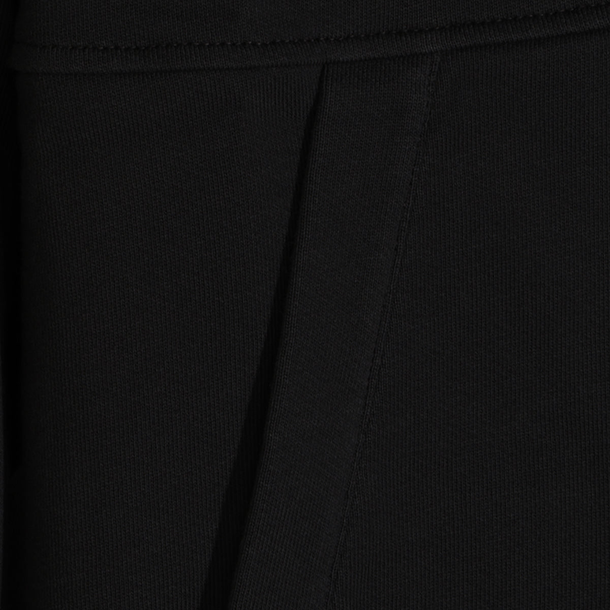 BLACK COTTON SWEATSHIRT