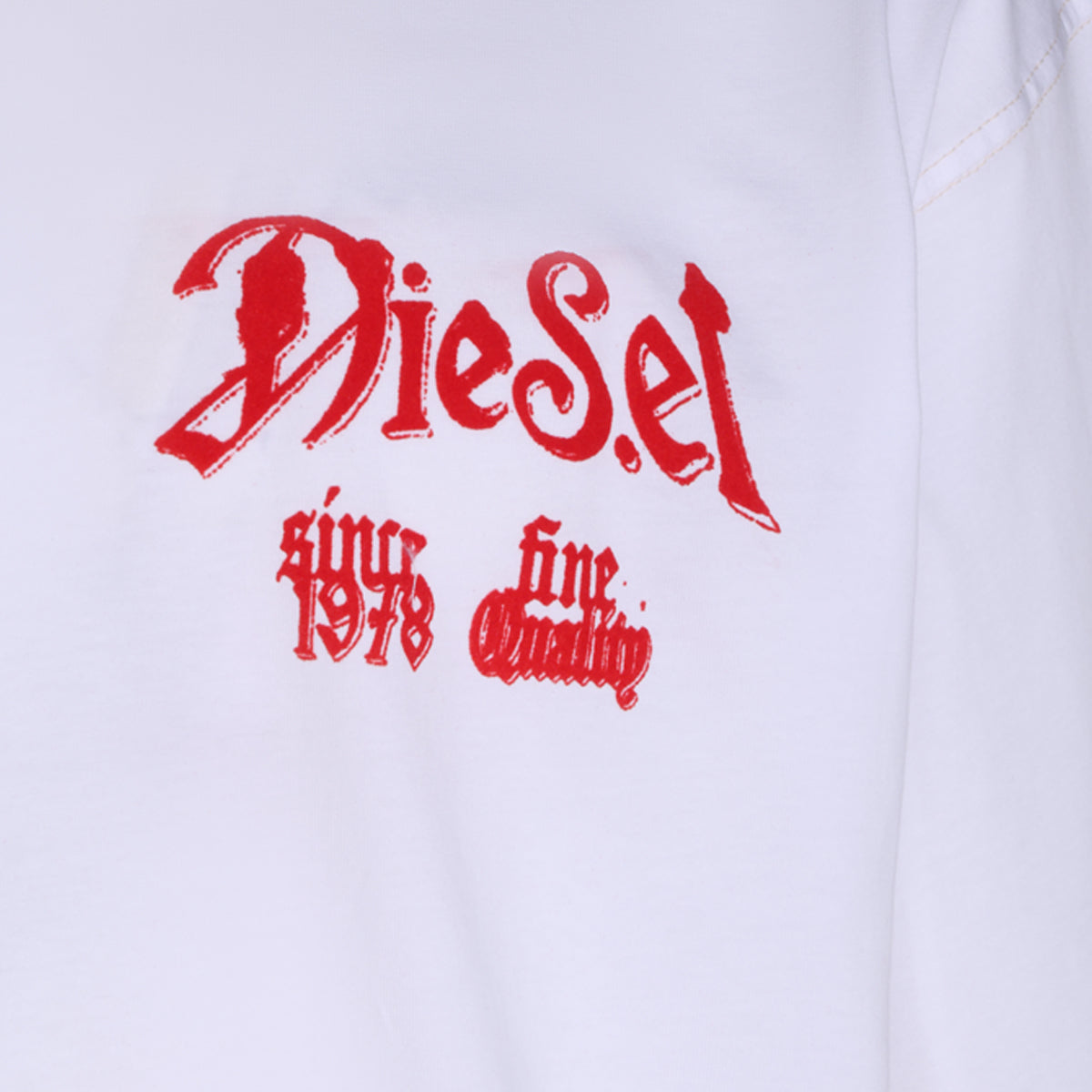 WHITE COTTON T-SHIRT
