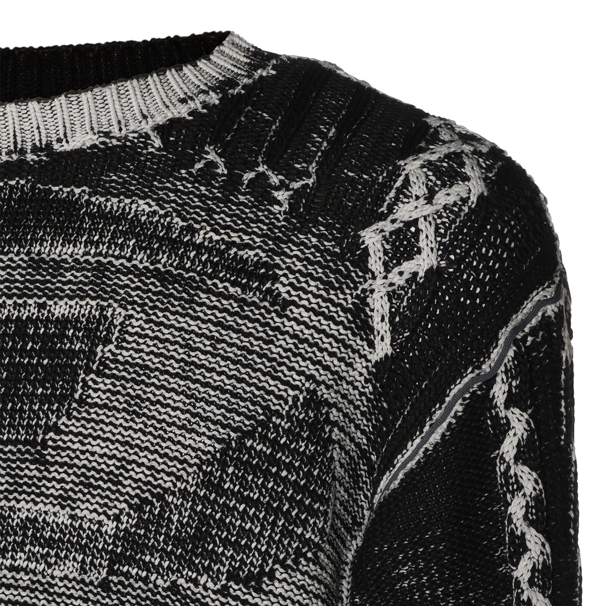 BLACK COTTON SWEATER