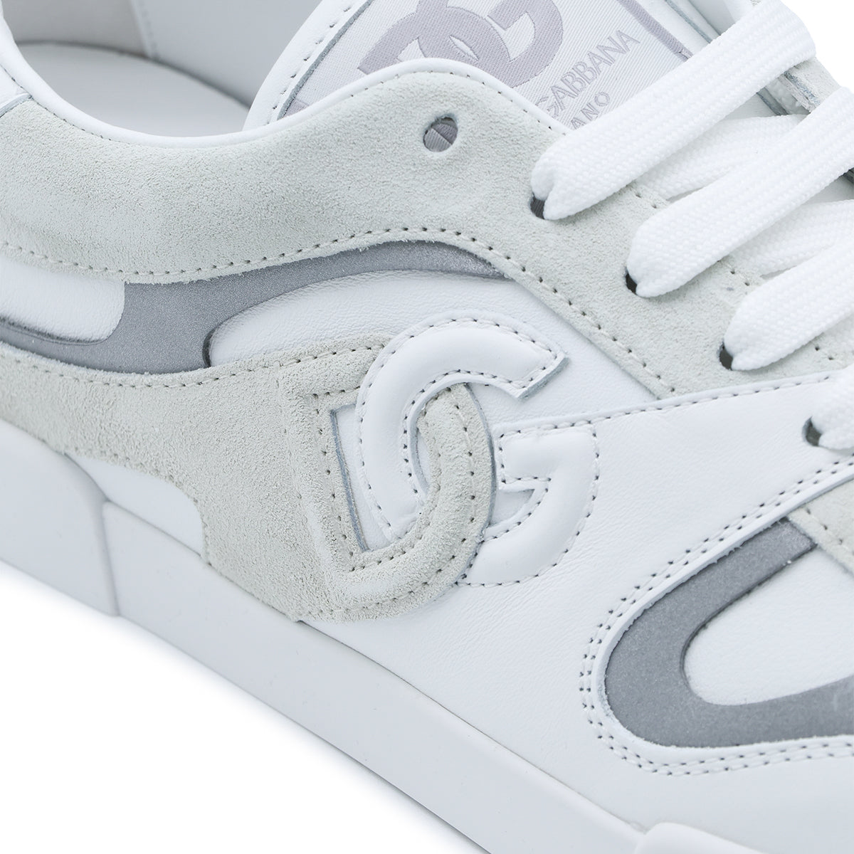 WHITE LEATHER PORTOFINO SNEAKERS