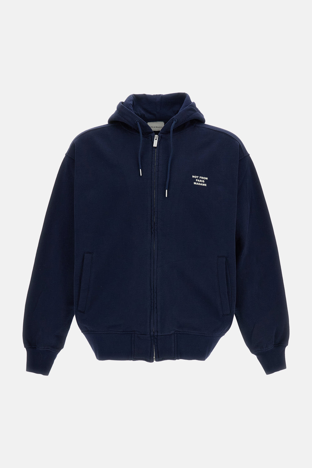 SLOGAN ZIP SWEATSHIRT