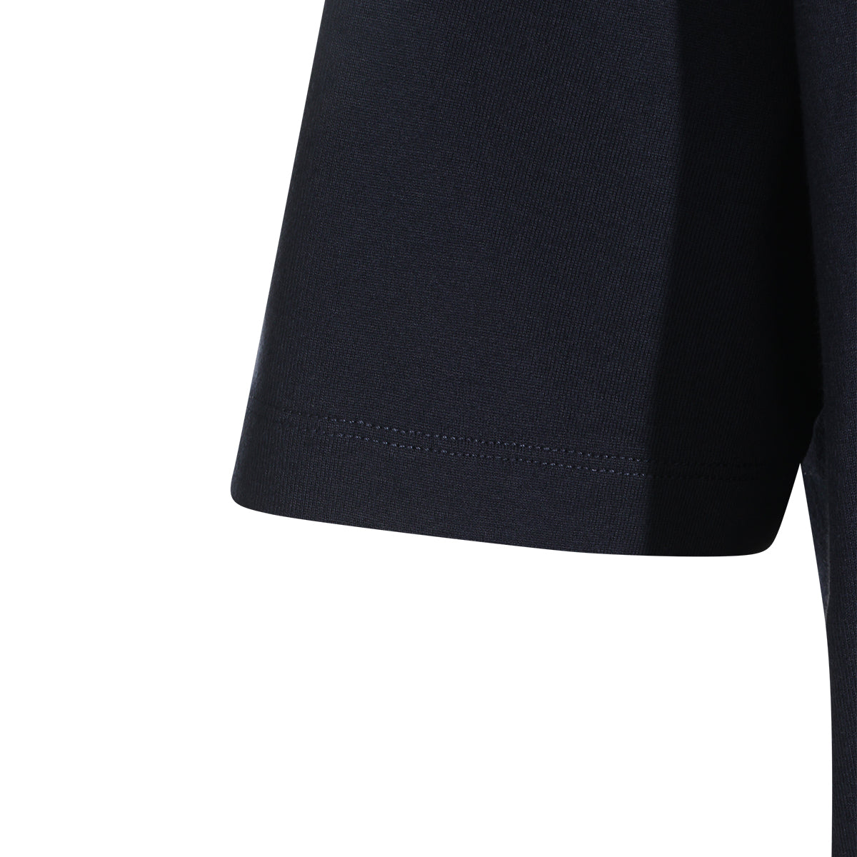 NAVY COTTON VINE EMBROIDERED T-SHIRT