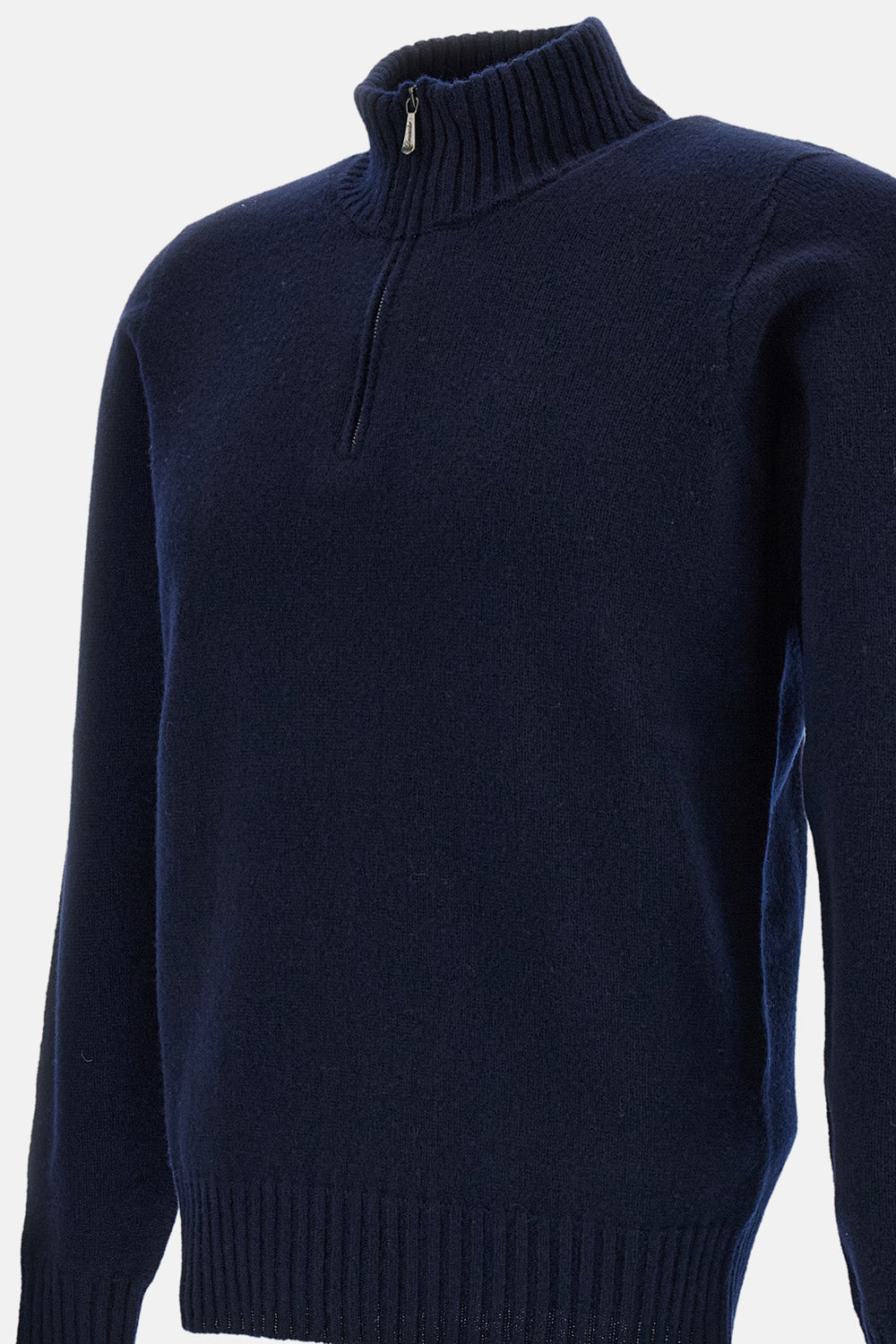 LUPO ZIP RASATO TUBICO SWEATER