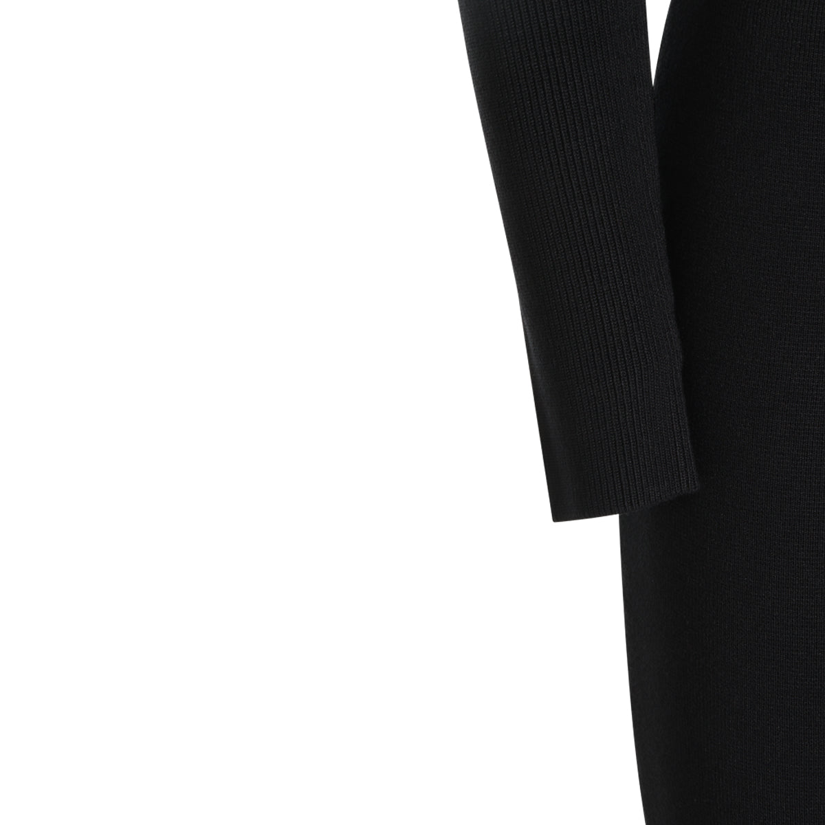 BLACK STRETCH LONG DRESS
