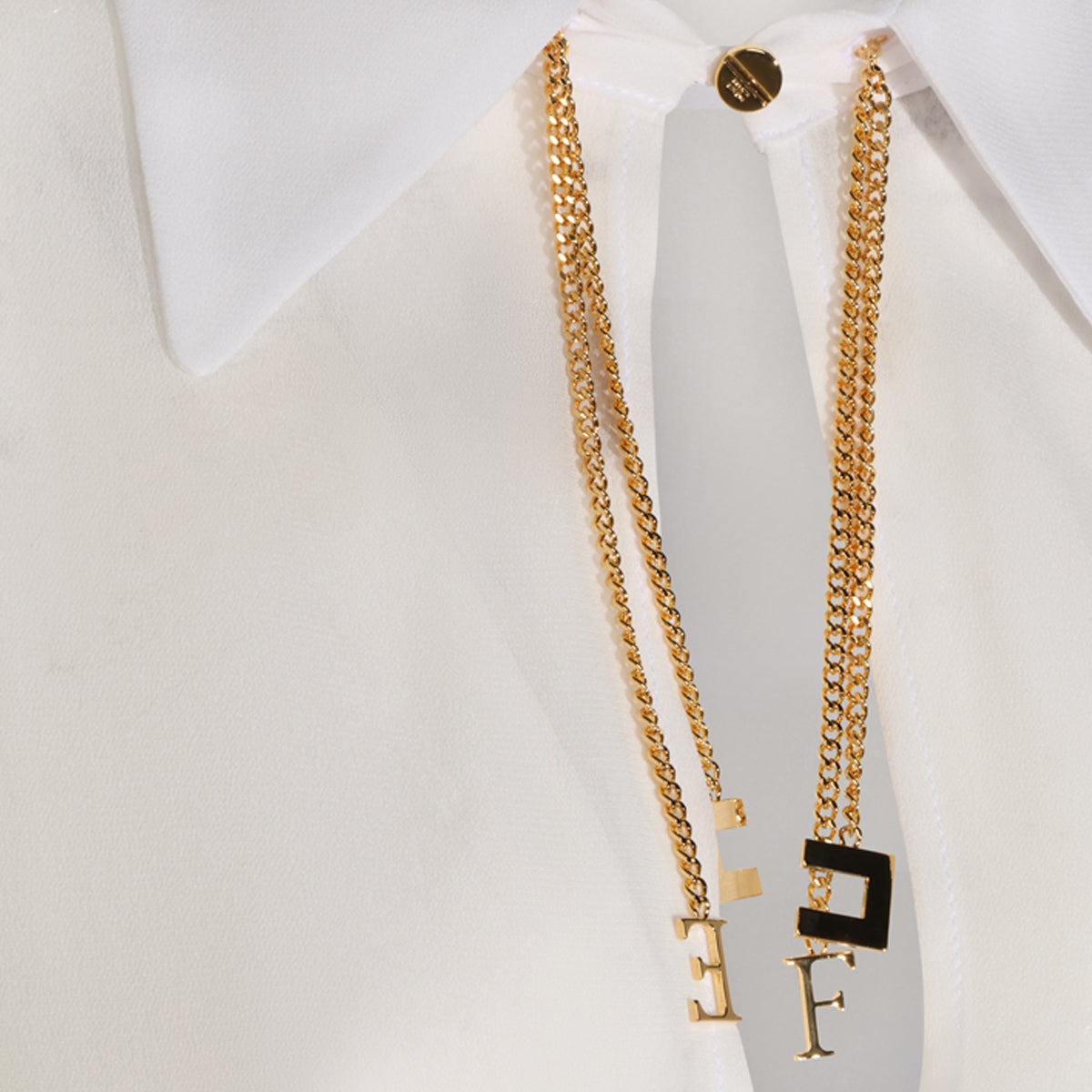 WHITE VISCOSE SHIRT
