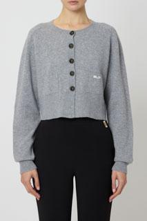 CROPPED BUTTONED CARDIGAN