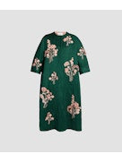EMBROIDERED TEXTURE SATIN COAT
