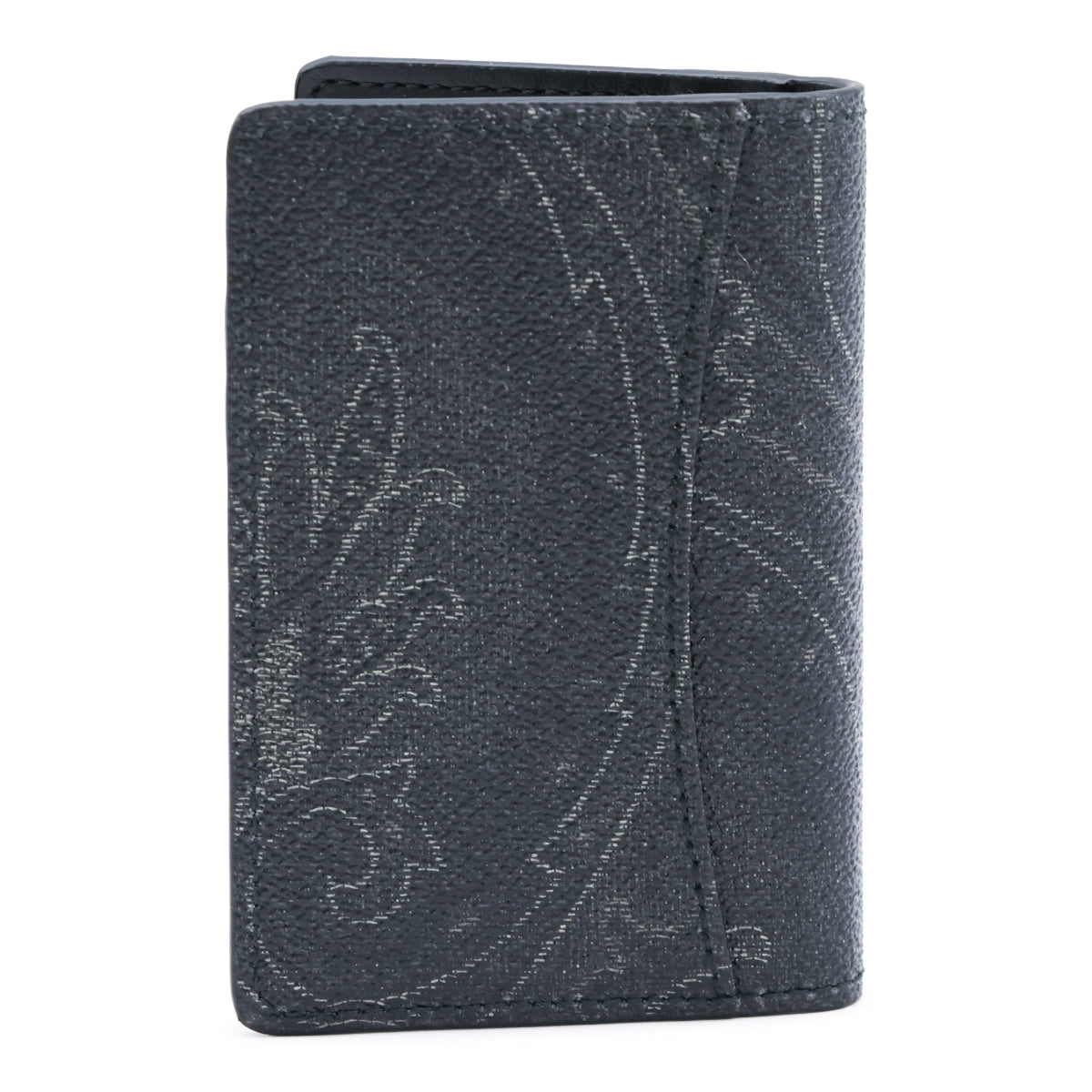 BLACK LEATHER CARD HOLDER