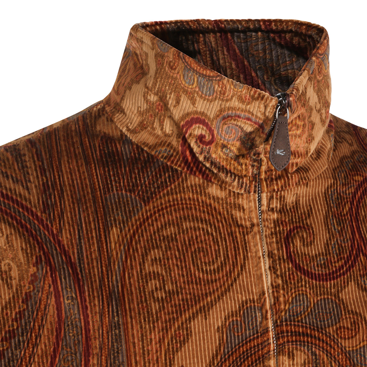 MULTICOLOR COTTON PAISLEY DEGRADE JACKET