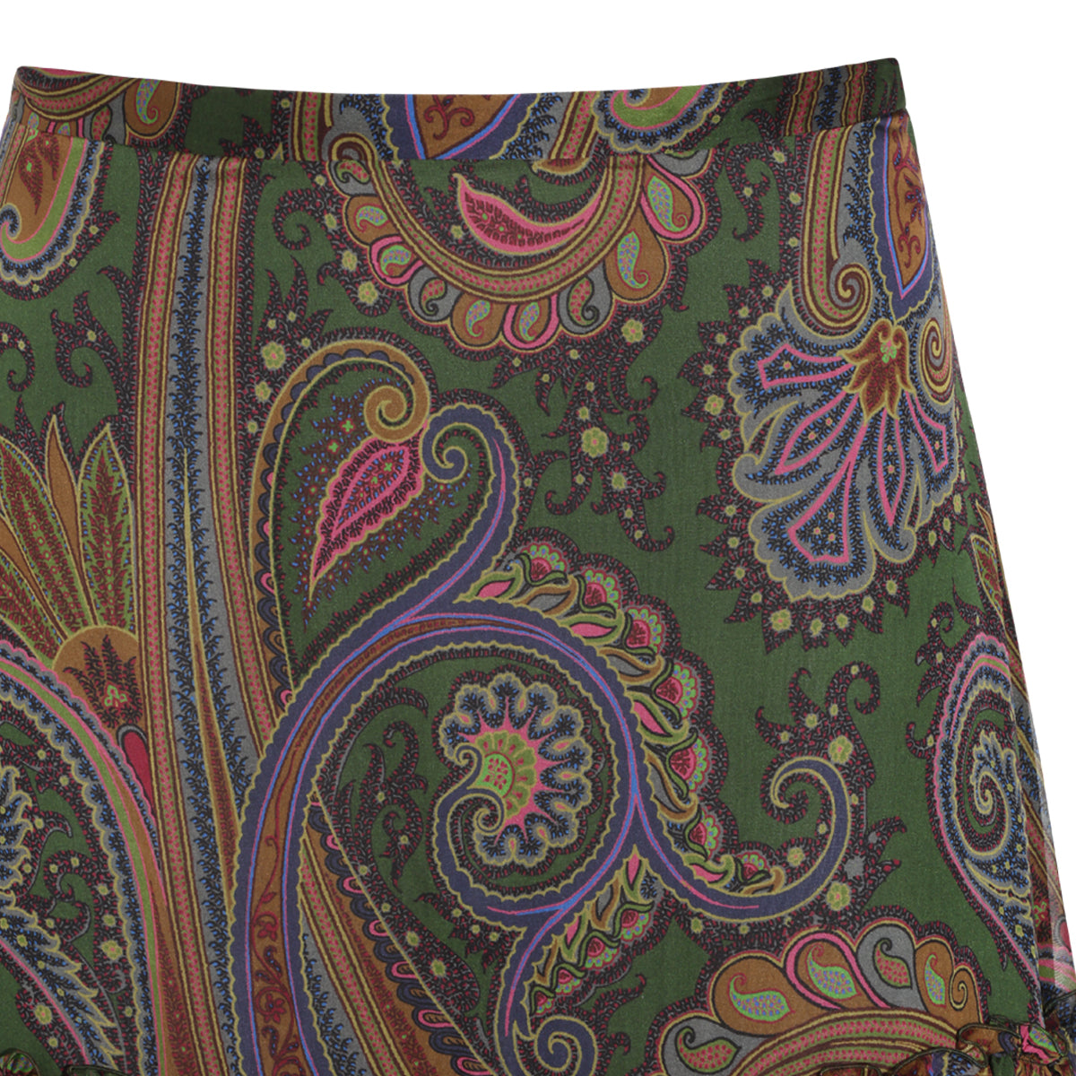 MULTICOLOR SILK SKIRT