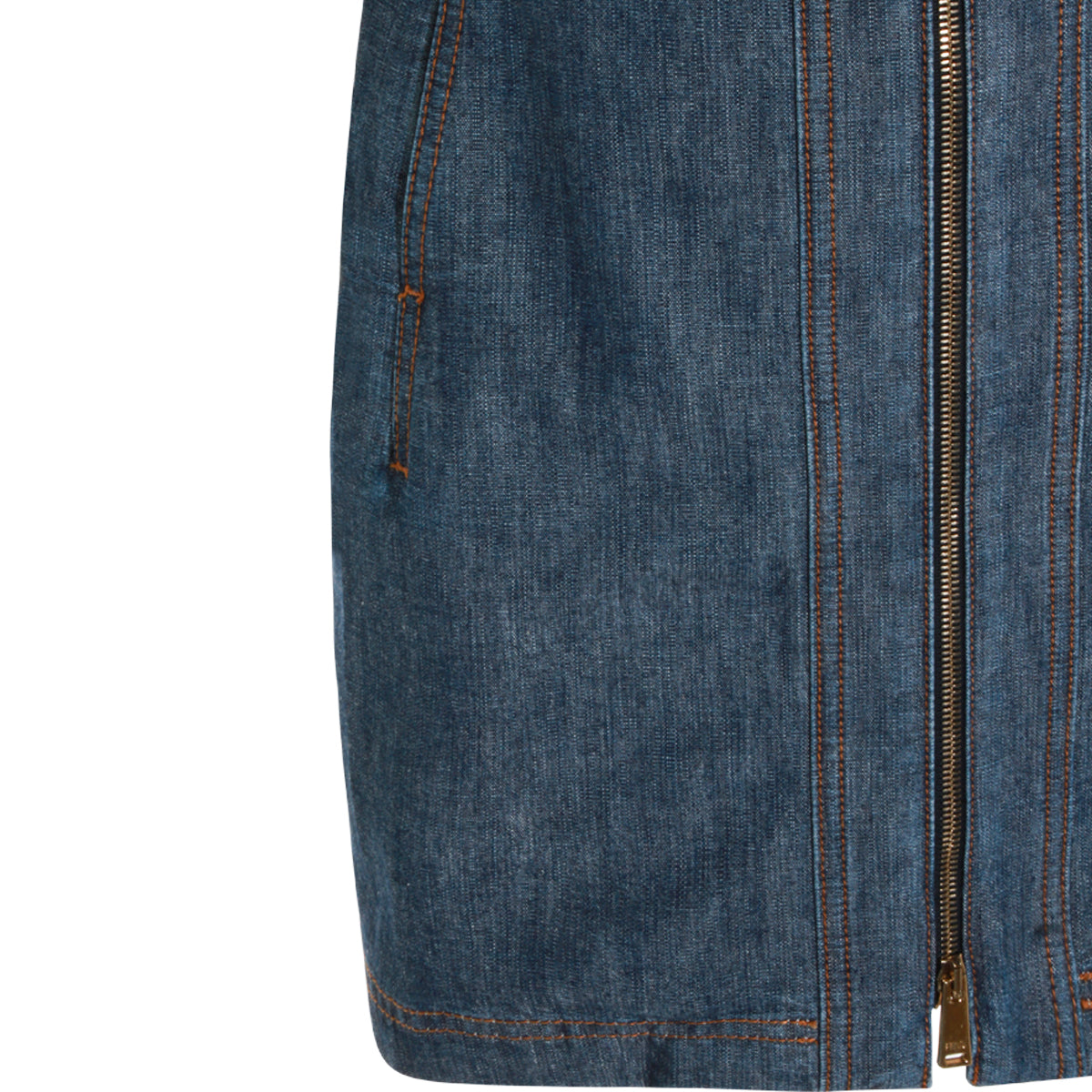 DENIM COTTON DRESS