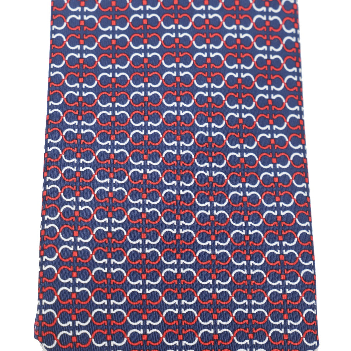 NAVY AND RED SILK TIE