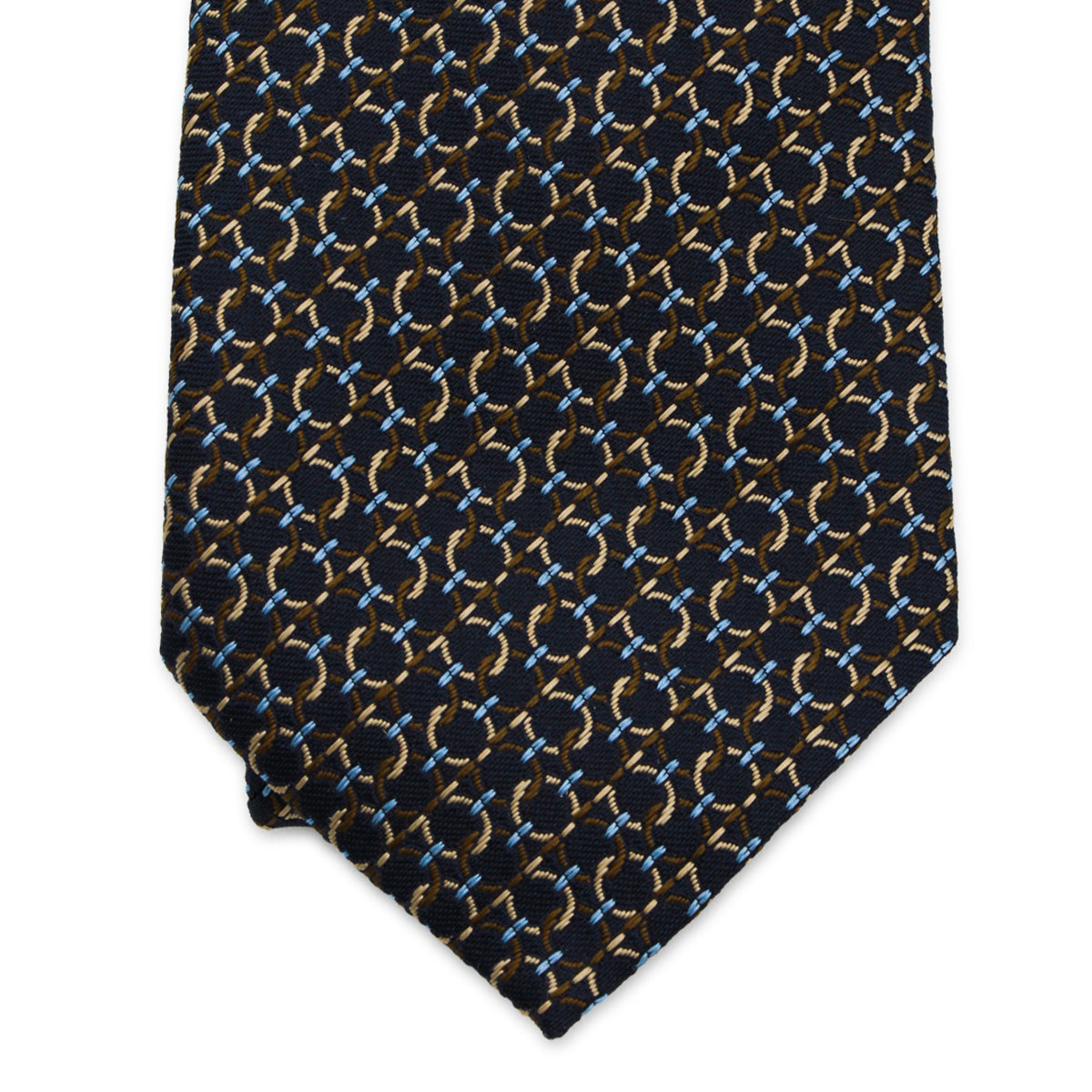 NAVY SILK TIE