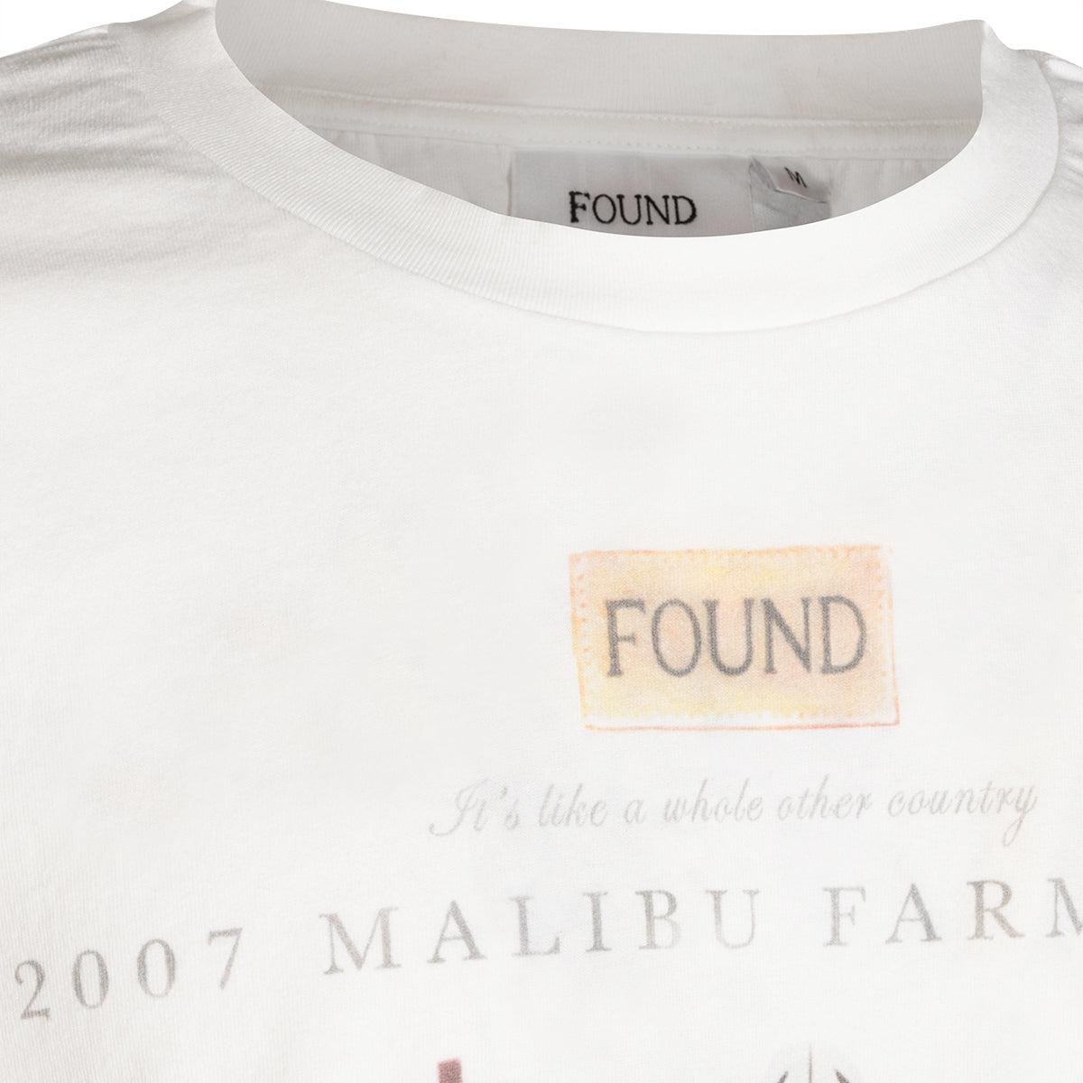 OFF WHITE COTTON T-SHIRT