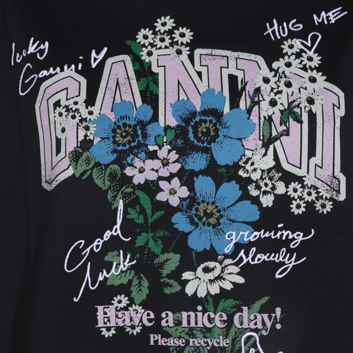 BLACK COTTON T-SHIRT