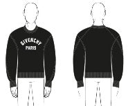 COUTURE SEAM CREWNECK SWEATER